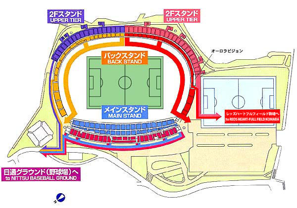 浦和駒場ｽﾀｼﾞｱﾑ 設備｜URAWA RED DIAMONDS OFFICIAL WEBSITE